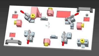 Production of measuring, assembly and welding jigs